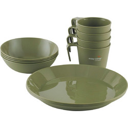 Σετ σερβίτσιου Moss 4 Dine Set Easy Camp Πράσινο
