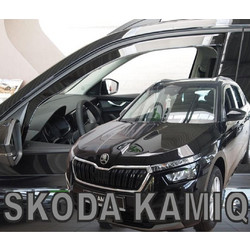 Heko - Ανεμοθραύστες Για Skoda Kamiq (Nw) 12/2019 02/2024 5πορτο / SUV Ζευγάρι Από Εύκαμπτο Φιμέ Πλαστικό - 2 τεμ. (ΑΝΕΜ.28354)