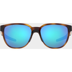 Oakley OO 9250 04 Γυαλιά Ηλίου Τετράγωνα Κοκάλινα Ταρταρούγα με Μπλε Καθρέπτη Φακό