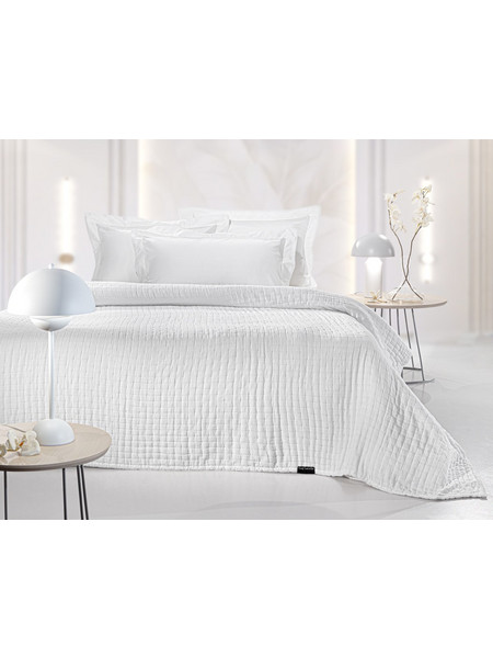 Κουβερλί King Size 270x250cm GUY LAROCHE MUST WHITE