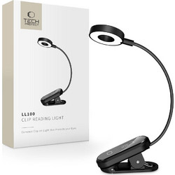 Λάμπα Ανάγνωσης με Κλιπ Tech-Protect LL100 LED USB-C Μαύρη