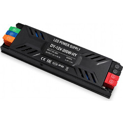 VenCore 6614-50011 - Aluminium High Tech Power Supply 200W 12V 16.7A - Τροφοδοτικό Αλουμινίου Υψηλής Τεχνολογίας 230 Volt σε 12 Volt 200 Watt 16.7 Ampere - Μ18.5xΠ5.2xΥ2.5cm