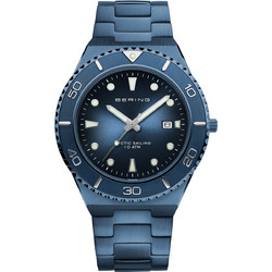 Bering Classic Ανδρικό Ρολόι με Μπλε Μεταλλικό Μπρασελέ 18940-797