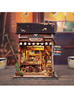 Cutebee Choshi no Shitamachi 3D Book Nook DIY 218 Κομμάτια 19.2cm