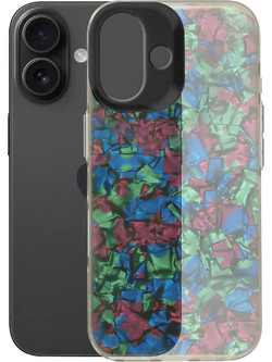 Forcell iPhone 16 Tutti Frutti Θήκη Σιλικόνης - Black