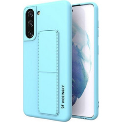 Wozinsky Kickstand Flexible Back Cover Light Blue (Samsung Galaxy S21 5G)