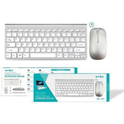 Weibo WB 8066 White Ασύρματο Σετ Πληκτρολόγιο & Ποντίκι