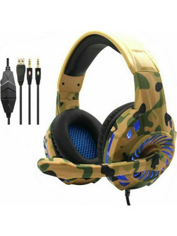 Komc G305 Gaming Headset Over Ear Navy Camo