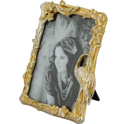Artekko Frame Χρυσή Κορνίζα Ρητίνης για Φωτογραφία 5Χ7" (17x2.4x21)cm