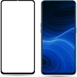 Amorus Full Glue Tempered Glass Realme 6 / 6s / 6 Pro - Black