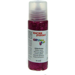 Κόλλα glitter Knorr prandell φούξια ιριδίζουσα 50ml 218099025
