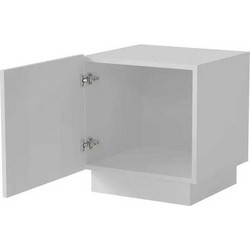 Cama Bedside cabinet, 2 pcs, LIVERTI, 45x42x47, white