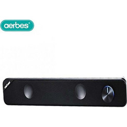 Aerbes AB-D381 Ηχεία Υπολογιστή 2.0 6W Black