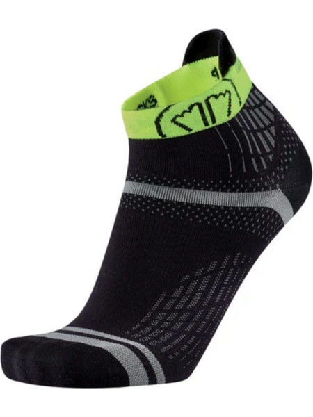 Κάλτσες unisex Run Feel Sidas Μαύρο-Κίτρινο