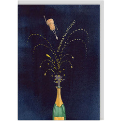 Ohh Deer Ευχετήρια Κάρτα Congrats Champagne