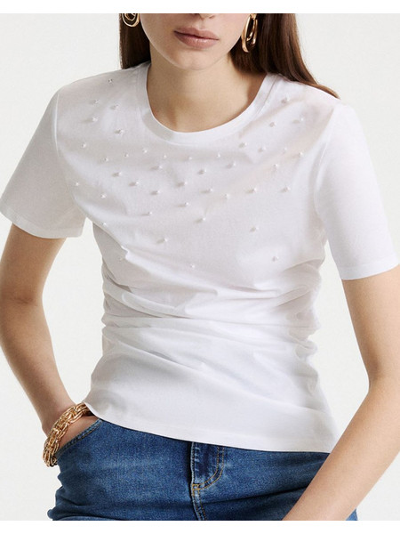 MARELLA T-shirt MLLMITICO-OPTICAL WHITE White