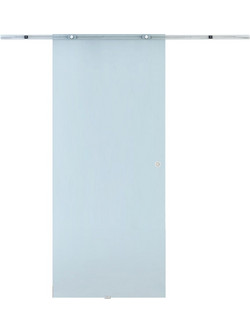 HOMCOM Πόρτα Εσωτερική Συρόμενη Γυάλινη 102.5x205cm B70-009