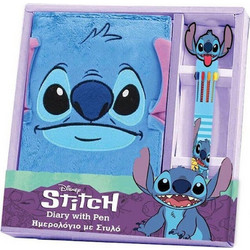 Σετ λούτρινο σημειωματάριο Stitch με στυλό (000564853)