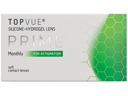 TopVue Prime Μηνιαίοι Φακοί Επαφής Αστιγματικοί 6τμχ