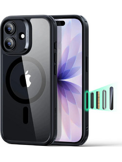 ESR Classic Hybrid HaloLock MagSafe Θήκη Clear / Black (iPhone 17)