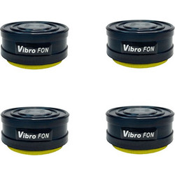 ALPHAcoustic Vibro-FON Yellow Αντικραδασμικά Πόδια Hi-Fi Σετ 4 Τεμαχίων