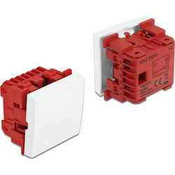 DELOCK module διακόπτης Easy 45 81364, μονός, 1-pole, 1-way, λευκός