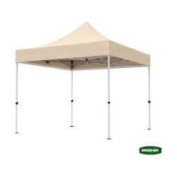 Πτυσσόμενο Κιόσκι Κήπου 3x3m 800D GRASHER - Μπεζ