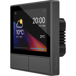 SONOFF smart panel ελέγχου NSPanel με οθόνη αφής, 2-gang, Wi-Fi, γκρι