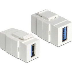 POWERTECH USB 3.0 adapter CAB-N152 για patch panel, λευκό