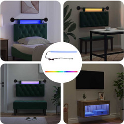vidaXL Λωρίδα LED 55 cm Πολύχρωμο PVC