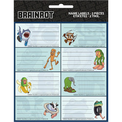 Toikitdo - Brainrot Αυτοκόλλητες Ετικέτες (8x2)