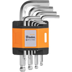 Σετ ΑΛΛΕΝ Μπίλιας 9ΤΜΧ 1,5mm-10mm BRADAS bradas