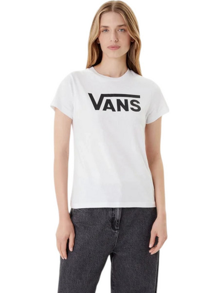 Vans - Γυναικείο Κοντομάνικο T-Shirt Wm Flying V Crew Tee VN0A3UP4-WHT Λευκό