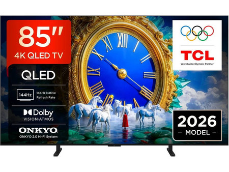 TCL QD-Mini LED 85A400U Smart Τηλεόραση 85" 4K UHD QLED HDR (2026)