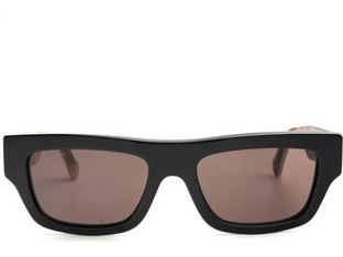 Gucci GG1301/S 003 Γυναικεία Γυαλιά Ηλίου Τετράγωνα Κοκάλινα Μαύρα με Καφέ Polarized Φακό