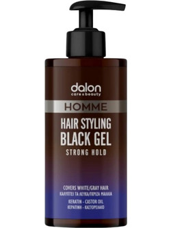 Dalon Hairmony Black Pump Gel Μαλλιών Ανδρικό με Χρώμα 300ml