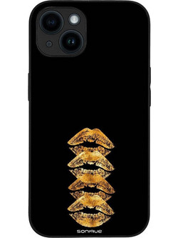 Sonique Diva Series Back Cover Golden Kisses (iPhone 14)