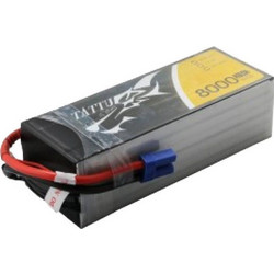 Tattu 8000mAh 22.2V 25C 6S1P Lipo Battery Pack with EC5
