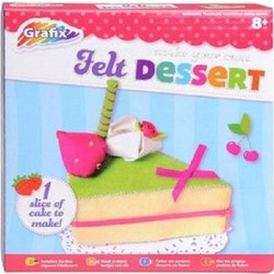 Δημιουργικό Σετ Χειροτεχνίας με Τσόχα Grafix Desserts 6+