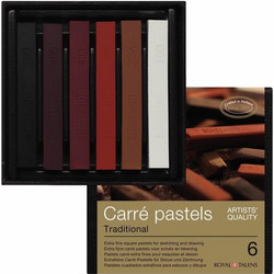 REMBRANDT CARRE PASTELS TRADITIONAL SET 6
