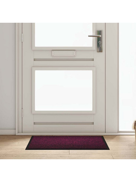 Χαλάκι Εξώπορτας Μπορντό 60 x 80 x 1.2 cm Ύφασμα τέντι 42013447