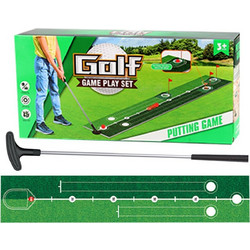 Παιδικό Σετ Golf με Τάπητα Putting - 3 Τρύπες - Indoor & Outdoor 7888-46A