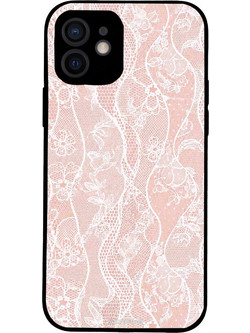 Sonique Diva Series Back Cover Pink Lace (iPhone 12)