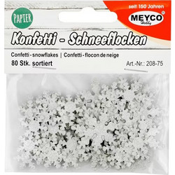 ΔΙΑΚΟΣΜΗΤΙΚΑ ΧΑΡΤΙΝΑ ΧΙΟΝΟΝΙΦΑΔΕΣ GLITTER Φ1,4-2,4mm 80τεμ