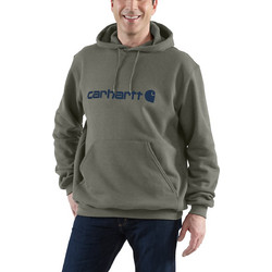 Carhartt Marquette Logo Ανδρικό Φούτερ Dusty Olive 100074-DOV