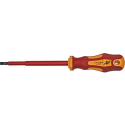 Adeleq Κατσαβίδι VDE 1000V Ίσιο 5.5x125mm με Κίτρινη-Κόκκινη Λαβή (15-65130)