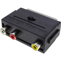 A8008 LZ Adaptor Scart σε 3 RCA με διακόπτη