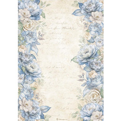 Stamperia Ριζόχαρτο Decoupage A4 (21x29,7cm) Timeless Floral Borders
