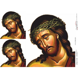 Craftistico Ριζόχαρτο Decoupage 30x40cm Ιησούς Χριστός