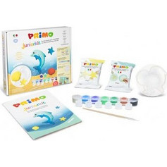 JUNIORKIT OCEAN SET (2 PASTEL ΠΗΛΟΙ 250GR + ΚΑΛΟΥΠΙ + ΠΙΝΕΛΟ + ΤΕΜΠΕΡΕΣ 4,5ML + CREATIVE BOOK) CMP